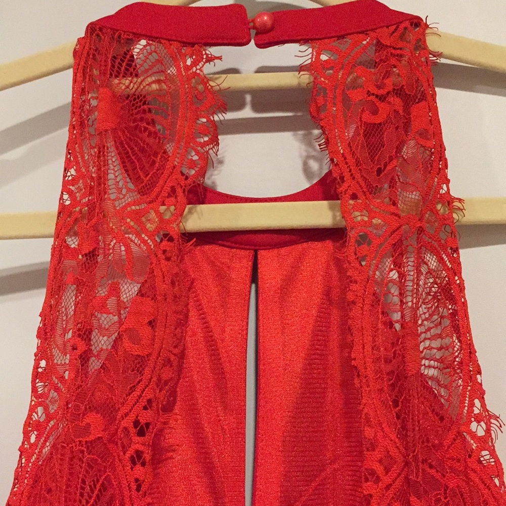 NWOT never worn amazing red dress!!! - Picture 3 of 4